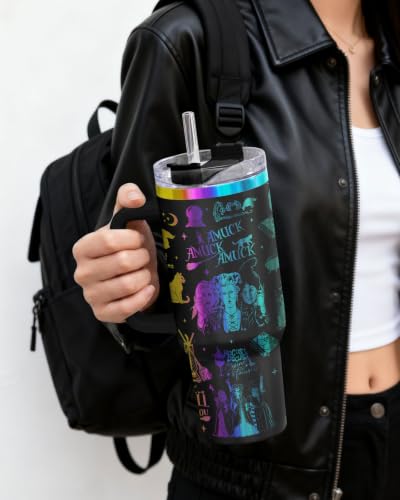 Halloween Witchy 40oz Stainless Steel Tumbler - Magical Drinkware Variation