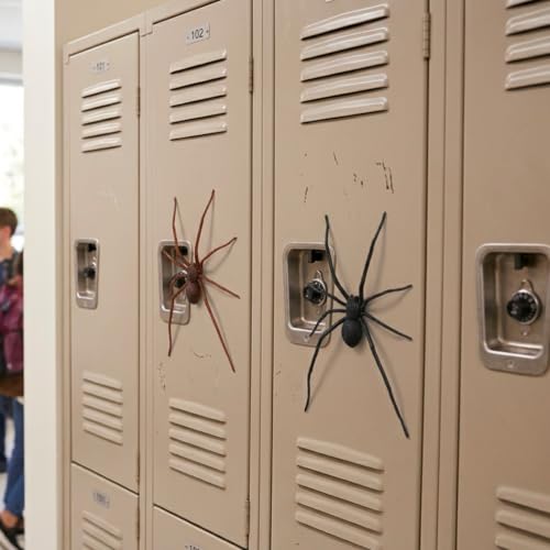 Magnetic Spider Decor - Realistic 3D Fridge Magnet for Halloween & Pranks - 2 Pack