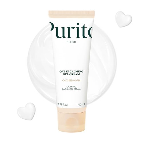 PURITO Oat In Calming Gel Cream - Lightweight, Fragrance-Free Moisturizer for Sensitive Skin | 100 mL
