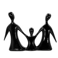 Family Figurines Set - Modern Resin Art Sculpture for Home Decor & Gifts