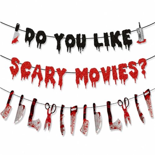 Halloween Scream Theme Banner - Spooky Horror Party Wall Decor