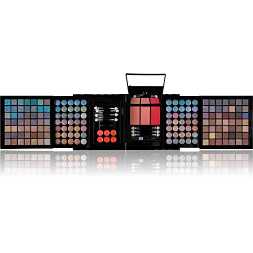 All In One Harmony Makeup Set with Eyeshadows, Lipstick & Brushes - Holiday Gift