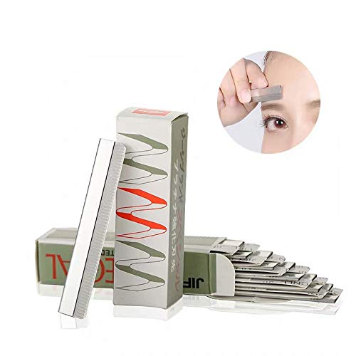 Sansheng 100pcs Safety Razor Blades, Single Edge Barber Razor for Men and Women