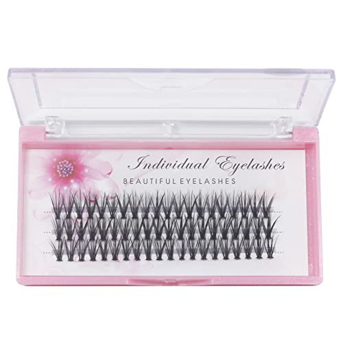 False Eyelash Clusters 14mm Natural Curl 0.07mm Thickness Handmade Bulk
