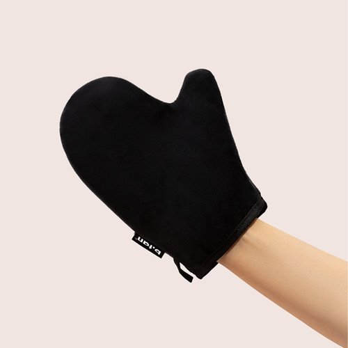 b.tan Self Tan Mitt - Streak-Free Sunless Tanning Applicator Glove | Velvety Soft & Reusable for Face & Body