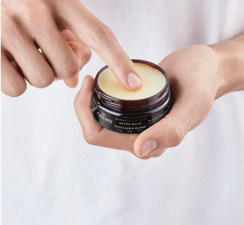 Cremo Beard Balm - Distiller's Blend | Nourishes & Shapes All Lengths of Facial Hair - 2 Ounce