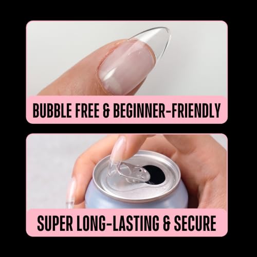 UV Solid Nail Glue Gel - Strong Long-Lasting Adhesive for Press-On Nails 30g