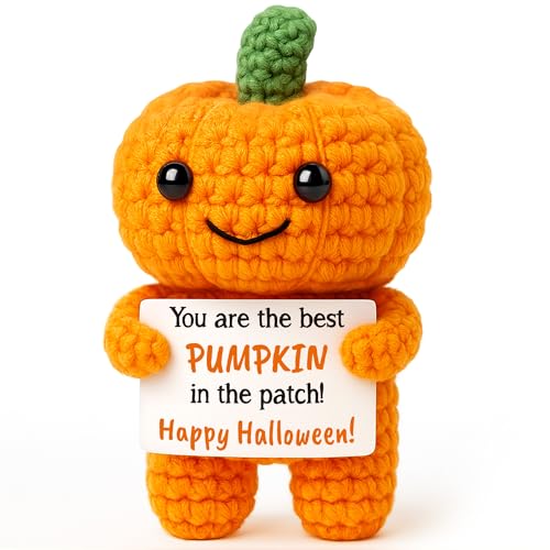Mini Crochet Pumpkin Basket for Halloween Fall Decor & Gifts