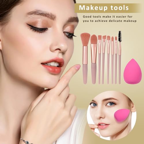 Teen Makeup Kit with Eyeshadow, Lip Gloss, Foundation & Brushes – All-in-One Cosmetics Set for Girls