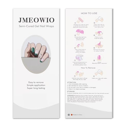 Semi Cured Gel Nail Art Strips - Christmas Glitter French Tip Wraps