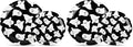 AimFun Halloween Ghost Paper Plates Set - 9 Inch & 7 Inch Disposable Party Tableware (Pack of 2)