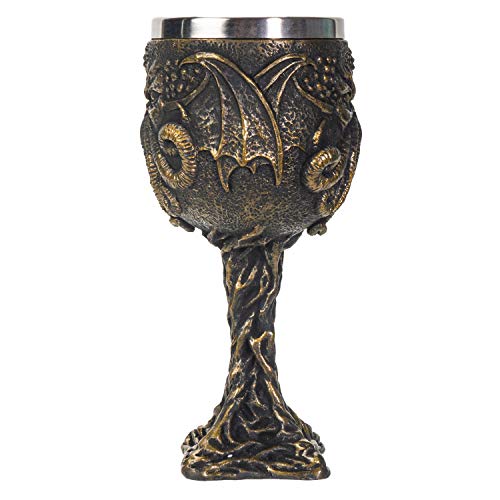 Cthulhu Goblet Wine Glass - Gothic Tentacled Monster Chalice, 6.75 Inch