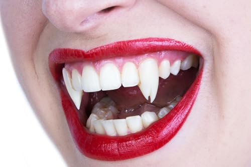 Scarecrow Viper Split Deluxe 18mm Fangs - Custom Fanged Cosplay Accessory