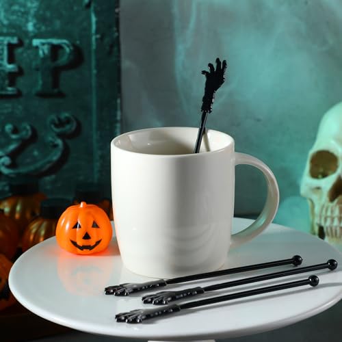 Halloween Zombie Hands Drink Stir Sticks - 30 Pcs Spooky Cocktail Swizzle Decor
