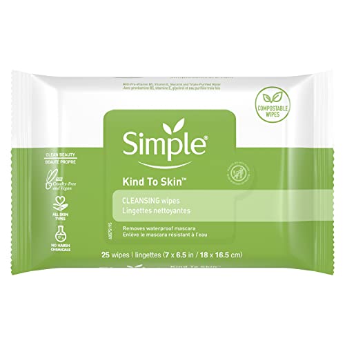 Gentle Makeup Remover Wipes for Sensitive Skin – 25 Count