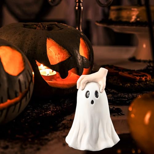Halloween Decorations Indoor Ghost Decor - Hand Ghost Figurine for Spooky Festive Atmosphere