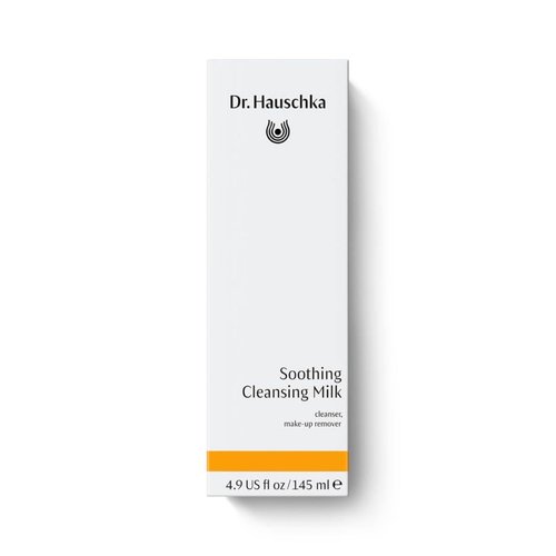 Dr. Hauschka Soothing Cleansing Milk - pH Balanced Facial Cleanser & Makeup Remover for Sensitive Skin, 4.9 Fl Oz