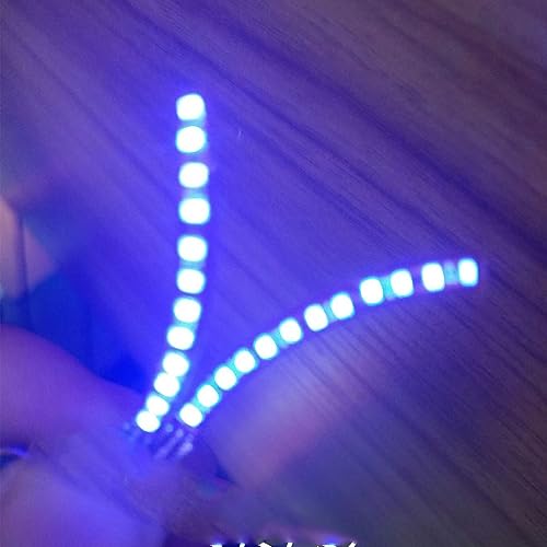 LED Luminous False Eyelash Night Lights - Blue Halloween Party Light