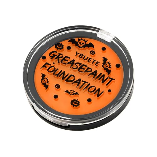 Orange Oil-Based Face & Body Painting Foundation for Halloween SFX - Creative Makeup