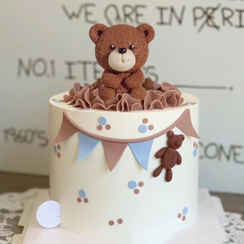 Silicone Bear Fondant Mold for Cake Decoration - Teddy Bear Chocolate Candy Mold, Style A