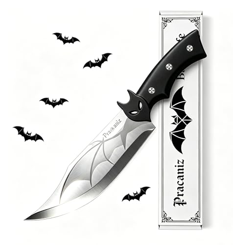 Gothic Bat Kitchen Knife - Stainless Steel Blade for Halloween & Dark Aesthetic Cooking