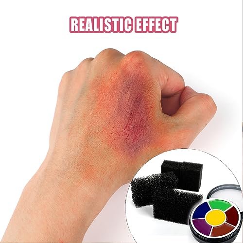 12-Piece Special Effects Makeup Sponges for Texture Freckles and Halloween Looks