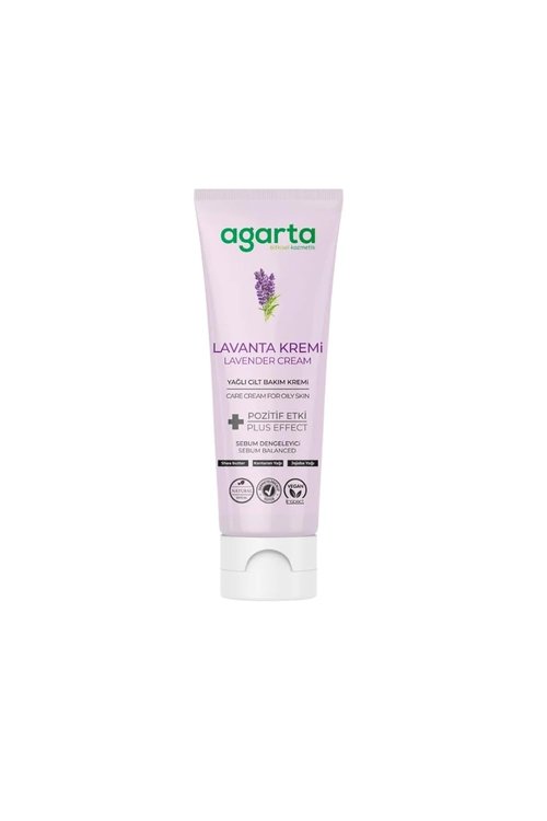 Agarta Lavender Moisturizing Skin Cream - Vegan Botanical Hand & Face Cream with Lavender Water | 2.54 fl oz