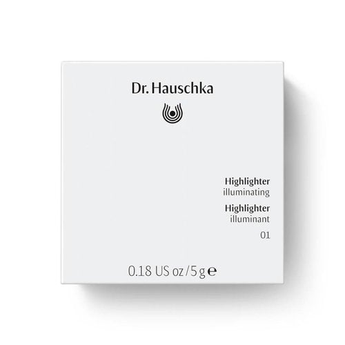 Dr. Hauschka Highlighter, 01, Illuminating, Sheer, Shimmering White, Natural, Mineral, Luminous, Contour, All Skin Tones 0.18 oz