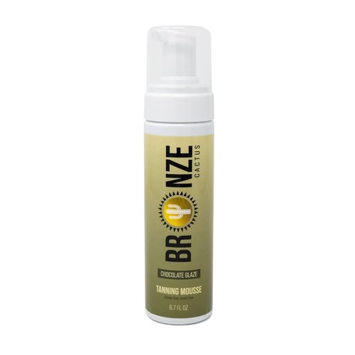 Chocolate Glaze Self-Tanning Mousse - Streak-Free, Non-Sticky Foam | Instant Dark Chocolate Glow for Face & Body