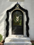 Black Cedar Garland 2 Pack 9FT Halloween & Christmas Decorations - Variation of THIS listing