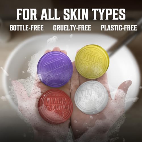 Shaving Soap Variety Set 1 - Sandalwood, Clary Sage, Cedar, 2.5 oz Each
