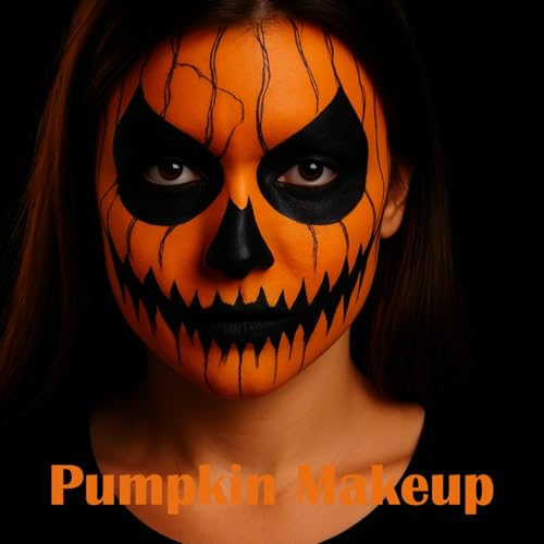Orange Water-Based Face & Body Paint Stick for Halloween Cosplay - Variation: Orange