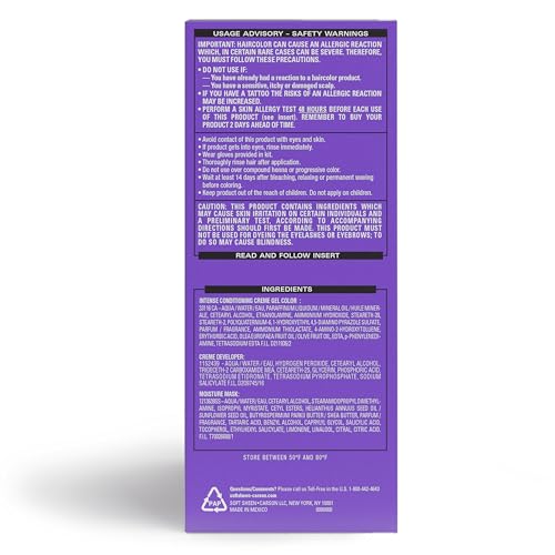 Permanent Hair Color Dye - Spicy Red, Vibrant & Shine Boosted, 1 Count - Dark & Lovely