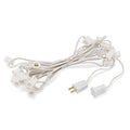 C9 Light Stringer - 25 Feet White Commercial Grade SPT-2 Wire for C9 String Lights - Variation of 25 Feet / White