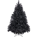 7.5FT Artificial Christmas Tree with 1800 Tips & Metal Stand - Black, Indoor Outdoor
