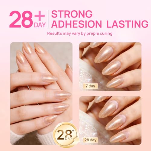 Krofaue UV Solid Nail Glue Gel 2 Pack - Strong Bond for Clear Nail Tips