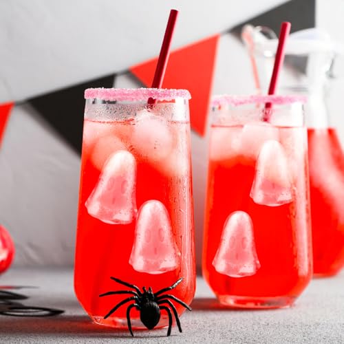 Halloween Ghost Silicone Molds 4-Pack - Non-Stick Baking & Ice Tray