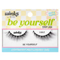 False Eyelashes - Dramatic Bold & Expressive Strip Lashes, Easy Application, Vibez Style - 1 Pair (Pack of 1)