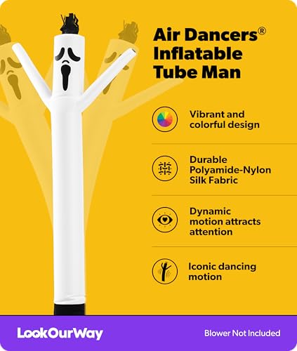 Ghost Inflatable Air Dancer Tube Man - 10ft Halloween Outdoor Yard Decoration - Variation of THIS listing