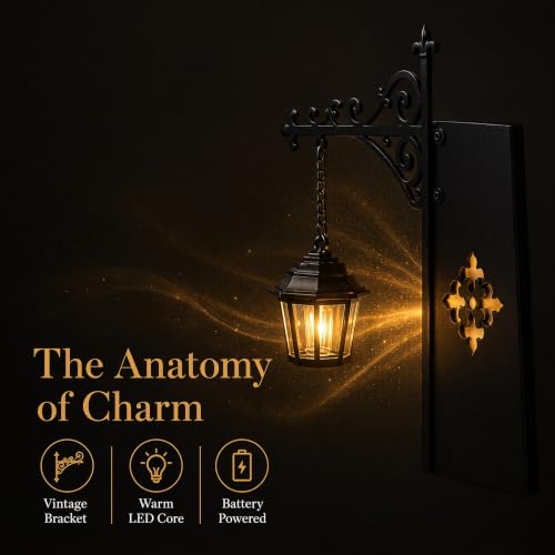 Halloween Ghost Bookshelf Lamp Set - Mini Decorative Lanterns for Bookcase & Reading Nook (2PCS, Lantern + Ghost)