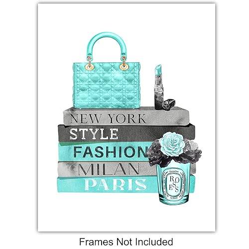 Glamorous Couture Wall Art Poster - 11x14 Unframed Fashion Home Decor for Women & Teens
