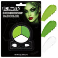Green Monster Face & Body Paint Set with Applicator - Halloween, Cosplay, SFX, Grinch Variation