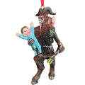 Krampus Christmas Ornament - Gothic Holiday Tree Decoration - Dark Xmas Decor - Variation A