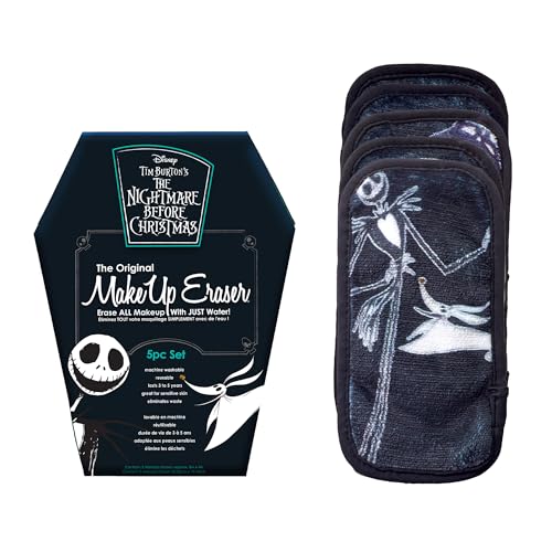 MakeUp Eraser Mini PRO 5-Pack - Waterproof Makeup Remover Cloths - Nightmare Before Christmas Variation