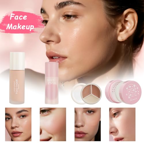 Pink All-in-One Makeup Kit for Women & Teens - Complete Beauty Set