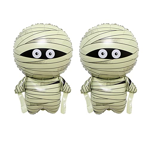 Halloween Foil Mummy Balloons - Large Party Decorations 2 Pieces