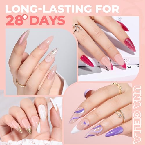 Medium Stiletto Gel Nail Tips - 312Pcs Press On Nails with Variation B0-Medium Stiletto