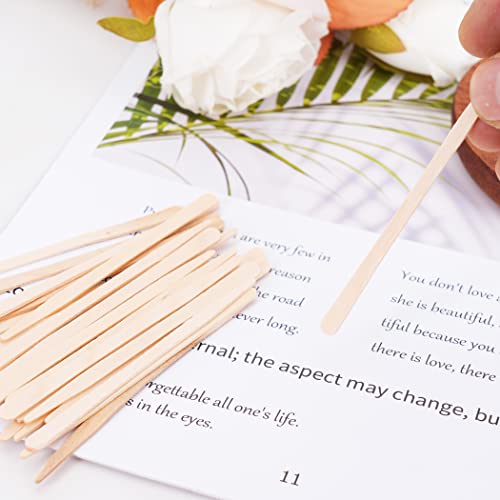 1200Pcs Wax Sticks for Body, Eyebrow & Lip Hair Removal - Spatula Applicators