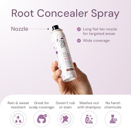 Root Concealer Spray Duo - Light Brown Travel & Full Size for Gray Cover-Up