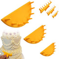 Cake Arch Guide Tools Set for 4-12 Inch Cakes - Ruffle Piping Decorating Guide - Yellow, Variation A